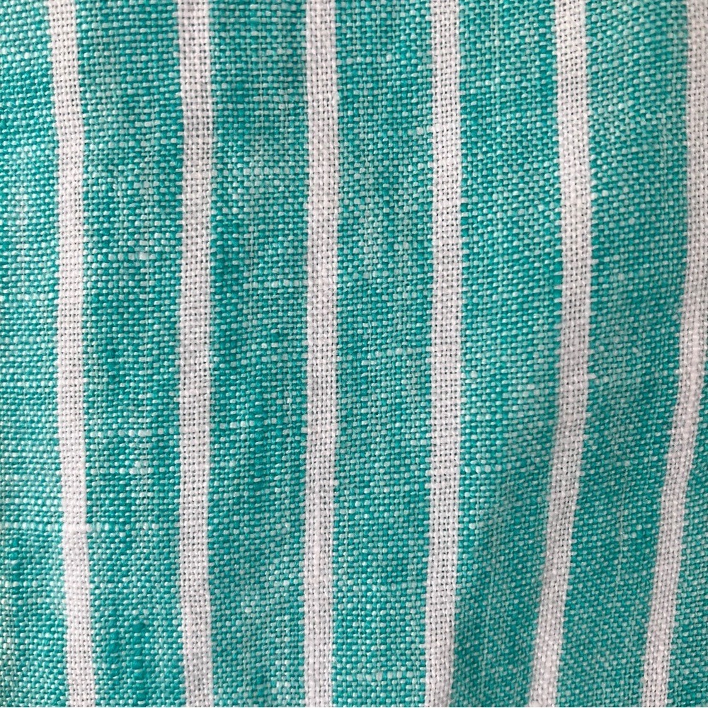 J CREW x BAIRD MCNUTT Irish Linen Button Up Shirt 6P Perfect Fit Preppy Resort - Picture 5 of 10